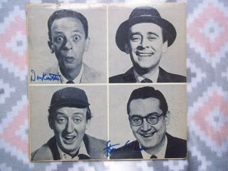 Man On The Street Lp Signed By Don Knotts And Steven Allen