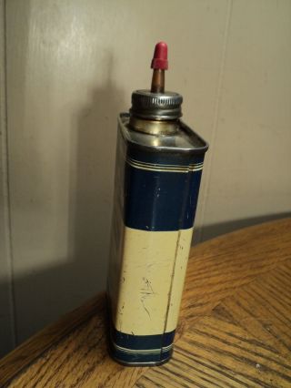 Vintage Homart Pipe Thread Cutting Oil No.  2285 One - Half Pint Tin Sears Roebuck 2