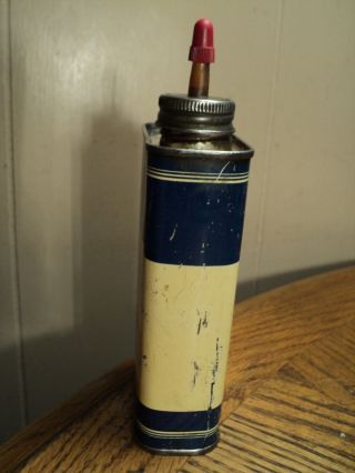 Vintage Homart Pipe Thread Cutting Oil No.  2285 One - Half Pint Tin Sears Roebuck 4