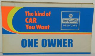 Nos Chrysler Plymouth Dealer Dealership Sign Sun Visor One Owner Mopar Cuda Gtx