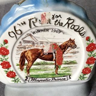 96th Kentucky Derby Jim Beam Decanter Run for Roses Bottle Churchill Downs 1970 2