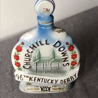 96th Kentucky Derby Jim Beam Decanter Run for Roses Bottle Churchill Downs 1970 4