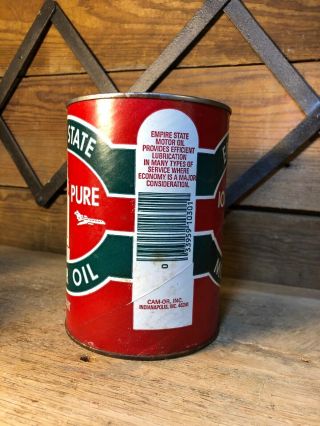 Empire State Oil Can Vintage Motor Full Gulf Texaco Gas Pump Sign Shell 3
