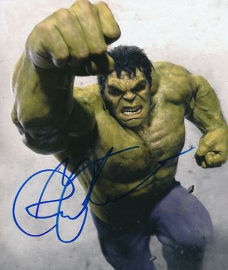 Mark Ruffalo The Hulk Signed 8x10 Photo Autograph Auto Psa/dna Z58995