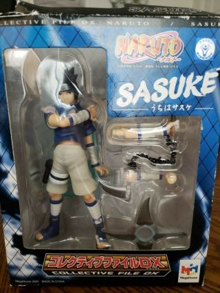 Naruto Sasuke Uchiha Megahouse Collective File Dx Figure Complete