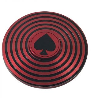 Spade Spiral Poker Card Protector Fidget Hand Spinner