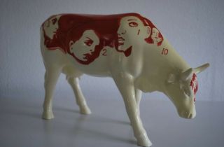 Cow Parade - “cow Girls” - Large - Extremely Rare Retired