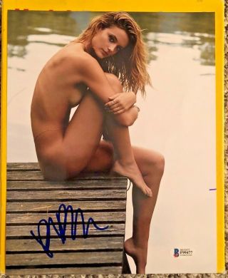 Kate Bock Signed 8x10 Photo Swimsuit Model Beckett Authenticated