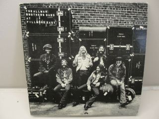 1974 The Allman Brothers Band At Fillmore East (2) Vinyl Lp Record Album