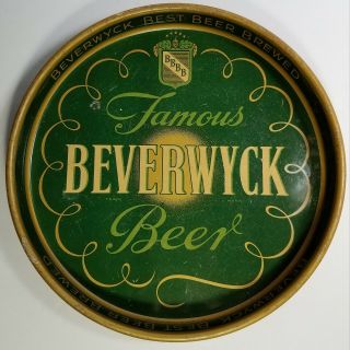 Rare Famous Beverwyck Beer Best Beer Brewed Beer Tray