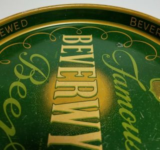 Rare Famous Beverwyck Beer Best Beer Brewed Beer Tray 3