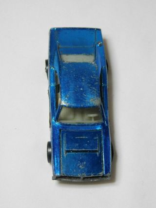 1968 Hot Wheels Redline Blue Custom Dodge Charger
