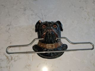 Antique Bulldog Tie Hanger - 1930 