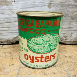 Florida Bahama Oyster Can Chesapeake Oysters