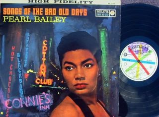 Pearl Bailey Orig Oz Lp Songs Of The Bad Old Days Vg,  ’60 Roulette R&b Pop