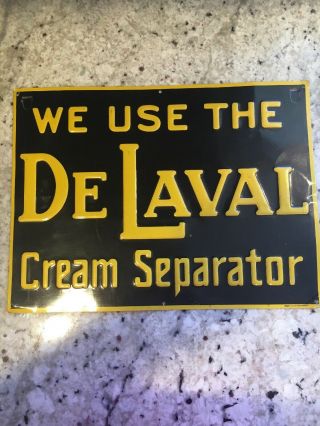 Delaval Cream Separator Vintage Tin Sign - Stelad Signs Passaic Metal Ware