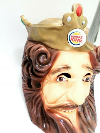 2007 Rubies Vinyl Mask Burger King Mascot 2