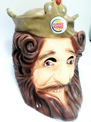 2007 Rubies Vinyl Mask Burger King Mascot 4