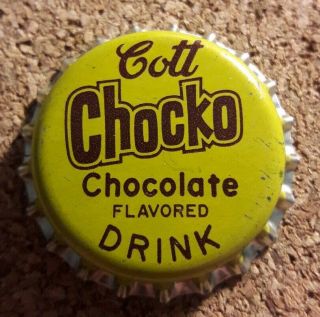 Cott Chocko Chocolate Soda Bottle Cap Cork