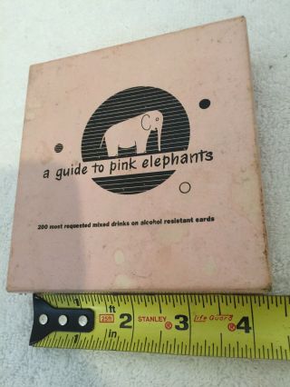 Vintage 1952 “A GUIDE TO PINK ELEPHANTS” Bartender’s Guide 3