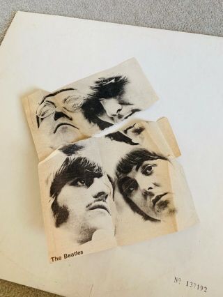 Beatles The White Album E.  M.  I Release 1968 - Early Pressing 3