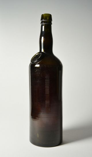 Rare German Empire Period Wine/spirit Bottle With Capacity Signature 1 L