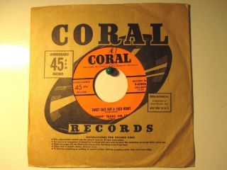Sheriff Texas Jim Lewis Coral 60856 Sweet Face But A Cold Heart Western Swing