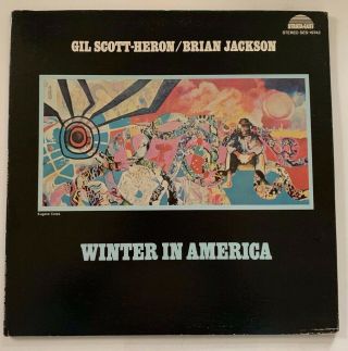 Gil Scott - Heron/ Brian Jackson Lp " Winter In America " Strata - East Jazz Funk Vg,
