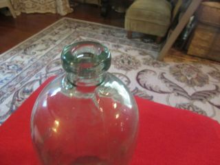 VINTAGE CHATTOLANEE WATER,  CHATTOLANEE,  MARYLAND LIGHT AQUA BOTTLE REGISTERED 4