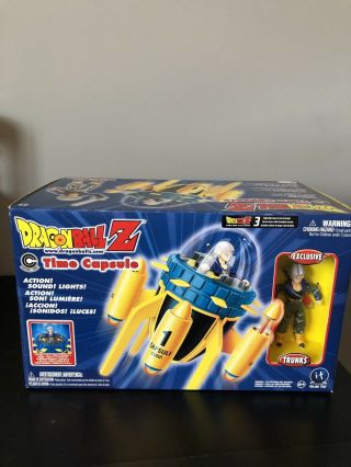 Dragon Ball Z Trunks Time Capsule Machine Irwin Toy,  Figure,  Dome