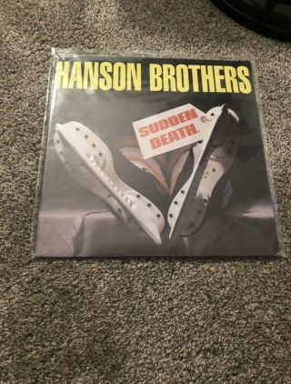 Hanson Brothers - Sudden Death Lp Vinyl 1st Press Nomeansno Nofx Ramones