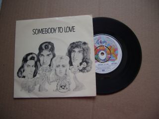 Queen - Somebody To Love - Uk 7 " P/s Single - Freddie Mercury Brian May