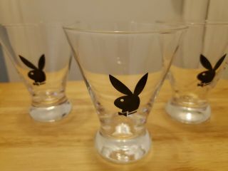 vintage playboy bunny lowball glasses Bunny club collectables Hard to find 2