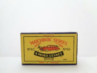 Orig.  Box - 1959 Moko Lesney Matchbox No.  65 
