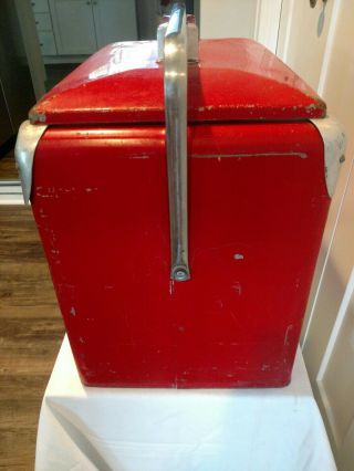 Vintage 1950s Coca - Cola Cooler Progressive Refrigerator Company Louisville. 4