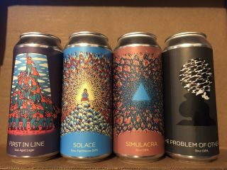 4 Cans Hudson Valley Brewery First In Line Solace Simulacra Problems Of Other