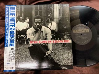 Donald Byrd Blows On Beacon Hill Blue Note Trlp 17 Obi Mono Japan Vinyl Lp
