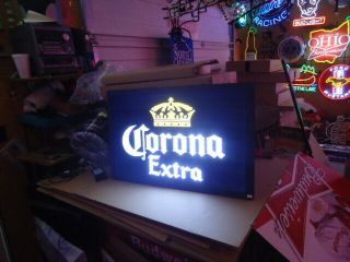 Corona Extra Beer Light Bar Sign Fantastic Lighted Sign Man Cave Item Led Mib