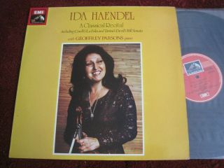Uk Emi Asd 3352 Ida Haendel Violin A Classical Recital Nm