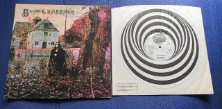 Black Sabbath 1st Album Vertigo Large Swirl 1y1/2y1 Stunning Ex 1970.