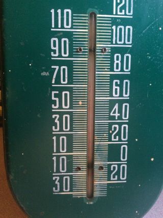 Vintage orange crush thermometer 2