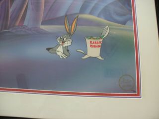 Bugs Bunny Bob Clampett 1992 hand painted animation art cel WBSS Warner Brothers 5