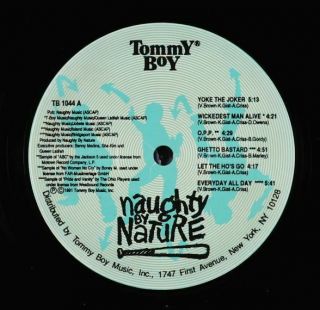 Naughty By Nature - S/T LP - Tommy Boy Shrink 2