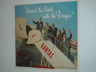 The Horrie Dargie Quintet Around The World With The Dargies Lp 1959 Qantas Aussi