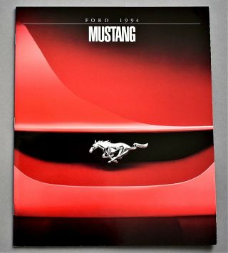 1994 Ford Mustang Sales Brochure Car Of The Year 26 Pages 94fm