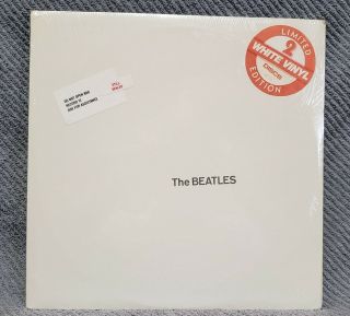 The Beatles " White Album " White Vinyl 1978 Sebx - 11841 Factory