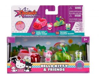 Dazzle Dash Hello Kitty And Friends Hello Kitty Apple Coupe Keroppi Scooter