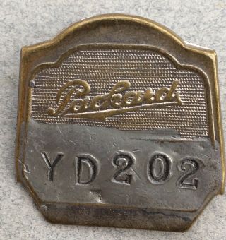 Rare Antique Employee Badge Packard Motor Corp Detroit Made By Whitehead & Hoag