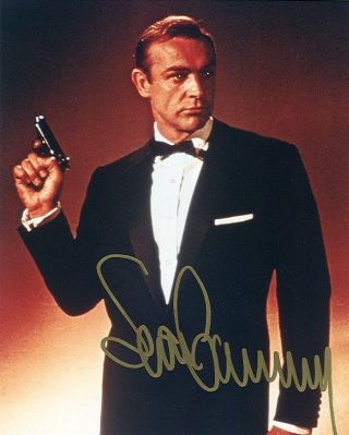 Sean Connery Signed 8x10 James Bond Photo