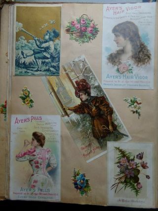Victorian Trade Card Album Cards From 1890 